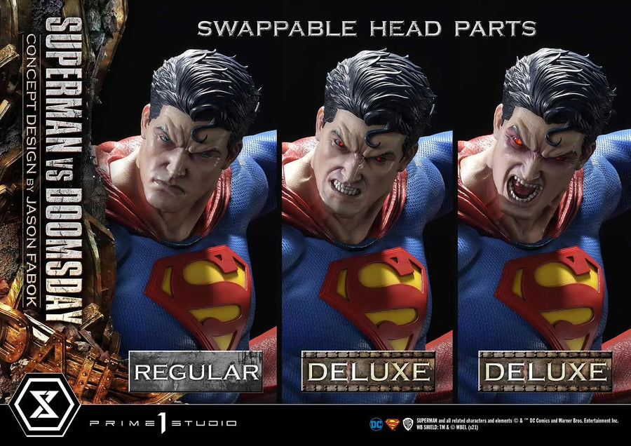 Superman VS Doomsday (Deluxe Bonus Version) Superman (Comics) – Prime1Studio – ActionFigure Brasil