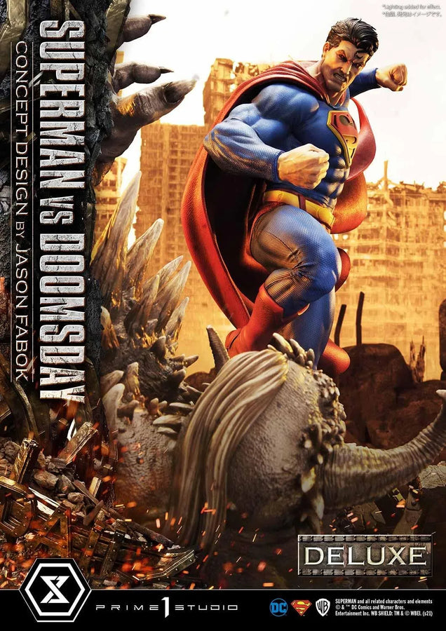Superman VS Doomsday (Deluxe Bonus Version) Superman (Comics) – Prime1Studio – ActionFigure Brasil