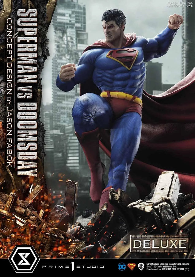 Superman VS Doomsday (Deluxe Bonus Version) Superman (Comics) – Prime1Studio – ActionFigure Brasil