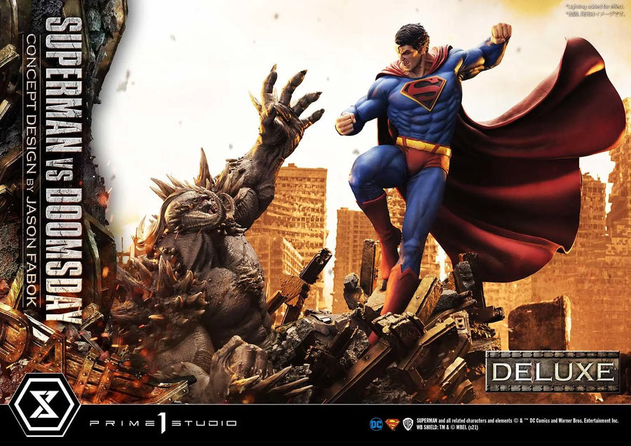 Superman VS Doomsday (Deluxe Bonus Version) Superman (Comics) – Prime1Studio – ActionFigure Brasil
