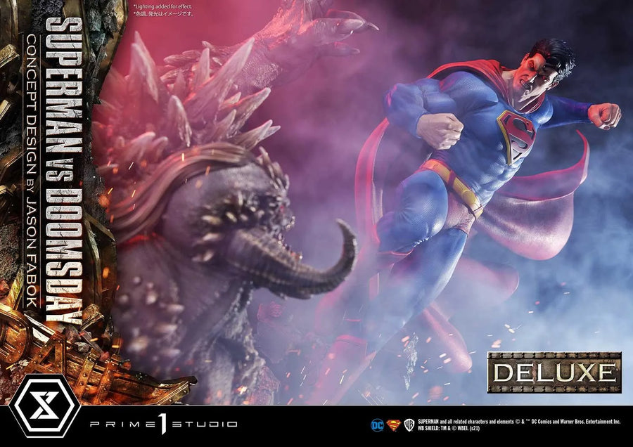 Superman VS Doomsday (Deluxe Bonus Version) Superman (Comics) – Prime1Studio – ActionFigure Brasil