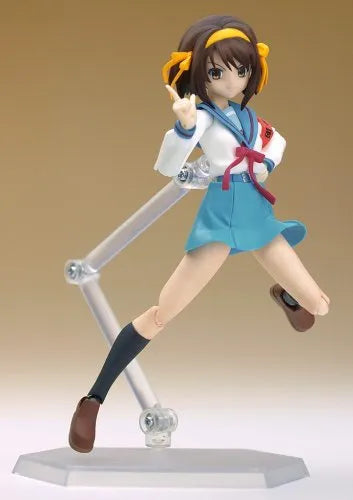 Suzumiya Haruhi no Yuuutsu - Suzumiya Haruhi - Figma #002 - School Uniform ver.ㅤ – Max Factory – ActionFigureBrasil