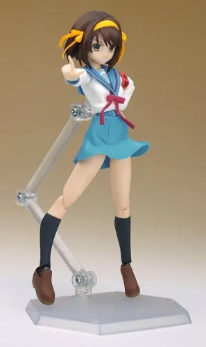 Suzumiya Haruhi no Yuuutsu - Suzumiya Haruhi - Figma #002 - School Uniform ver.ㅤ – Max Factory – ActionFigureBrasil