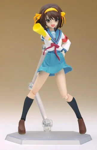Suzumiya Haruhi no Yuuutsu - Suzumiya Haruhi - Figma #002 - School Uniform ver.ㅤ – Max Factory – ActionFigureBrasil