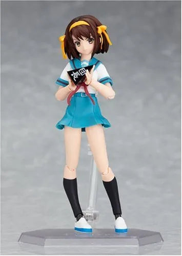 Suzumiya Haruhi no Yuuutsu - Suzumiya Haruhi - Figma #034 - Summer School Uniform Ver. (Max Factory)ㅤ – Max Factory – ActionFigureBrasil