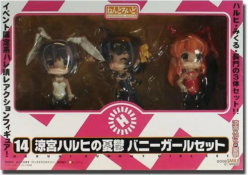 Suzumiya Haruhi no Yuuutsu - Suzumiya Haruhi - Nendoroid #014 - Bunny Girl ver. - Setㅤ – Good Smile Company – ActionFigureBrasil