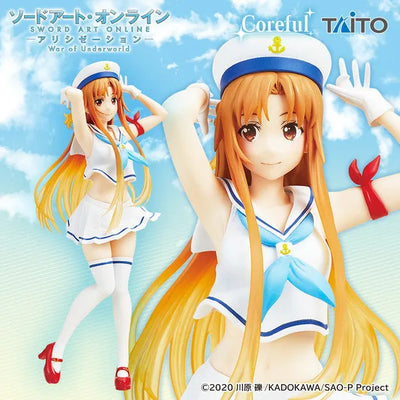 Sword Art Online: Alicization - War of Underworld - Asuna - Coreful Figure - Marine Look ver. (Taito)ㅤ – Taito – ActionFigureBrasil — close