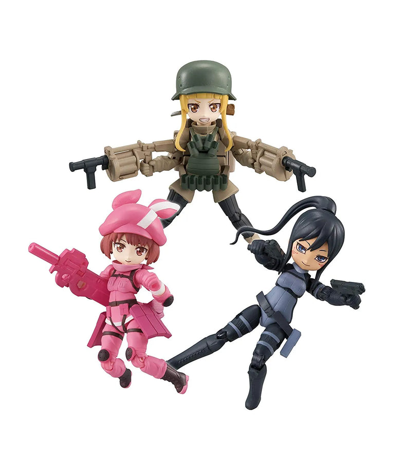 Sword Art Online Alternative Gun Gale Online - Fukajirou, Pitohui, Llenn - Desktop Army - Desktop Army Sword Art Online Alternative Gun Gale Online (MegaHouse)ㅤ – MegaHouse – ActionFigureBrasil