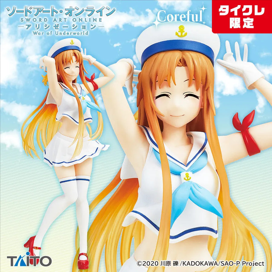 Sword Art Online - Asuna - Coreful Figure - Marine Look Taito Online Crane Limited ver. (Taito)ㅤ – Taito – ActionFigureBrasil