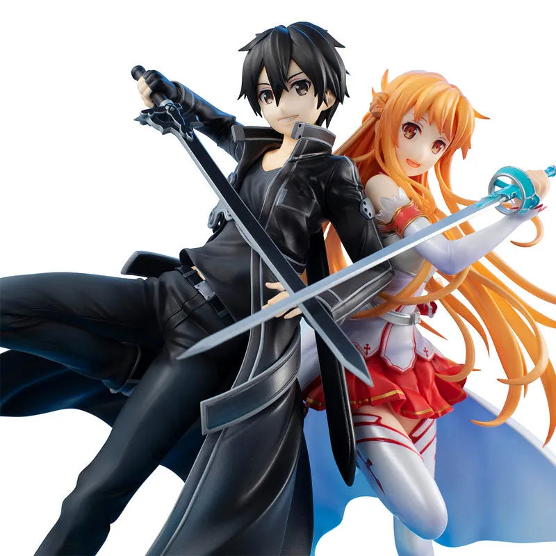 Sword Art Online - Asuna - Kirito - Lucrea - 1/7 - SAO 10th Anniversary (MegaHouse) [Shop Exclusive]ㅤ – MegaHouse – ActionFigureBrasil