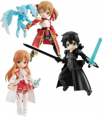 Sword Art Online - Asuna, Kirito, Sinon - Desktop Army (MegaHouse)ㅤ – MegaHouse – ActionFigureBrasil