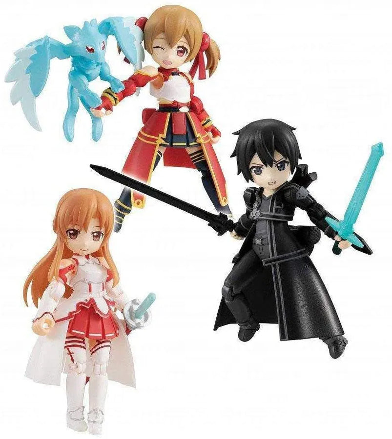 Sword Art Online - Asuna, Kirito, Sinon - Desktop Army (MegaHouse)ㅤ – MegaHouse – ActionFigureBrasil