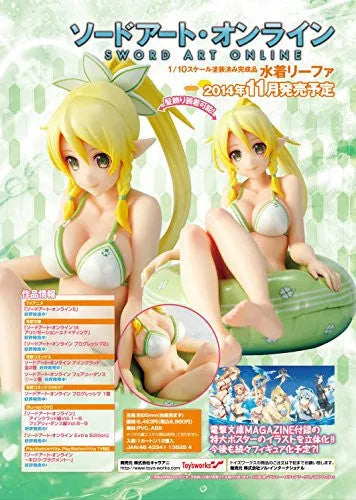 Sword Art Online - Leafa - 1/10 - Swimsuit ver. (Toy's Works, Chara-Ani)ㅤ – Chara-Ani – ActionFigureBrasil — ângulo diferente