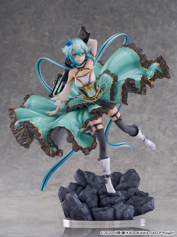 Sword Art Online - Sinon - Shibuya Scramble Figure - 1/7 - Crystal Dress Ver. (CyberZ, eStream)ㅤ – eStream – ActionFigureBrasil