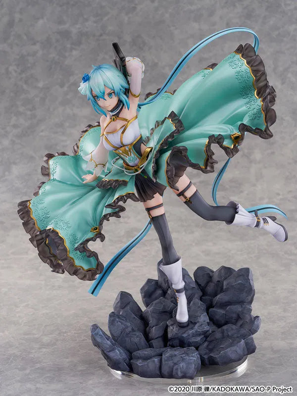 Sword Art Online - Sinon - Shibuya Scramble Figure - 1/7 - Crystal Dress Ver. (CyberZ, eStream)ㅤ – eStream – ActionFigureBrasil