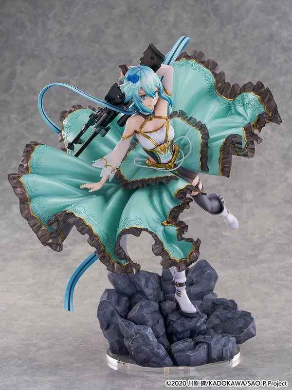 Sword Art Online - Sinon - Shibuya Scramble Figure - 1/7 - Crystal Dress Ver. (CyberZ, eStream)ㅤ – eStream – ActionFigureBrasil