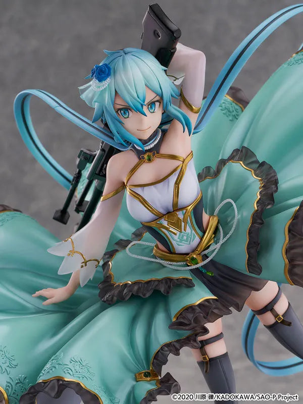 Sword Art Online - Sinon - Shibuya Scramble Figure - 1/7 - Crystal Dress Ver. (CyberZ, eStream)ㅤ – eStream – ActionFigureBrasil