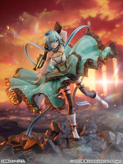 Sword Art Online - Sinon - Shibuya Scramble Figure - 1/7 - Crystal Dress Ver. (CyberZ, eStream)ㅤ – eStream – ActionFigureBrasil — com base expositora