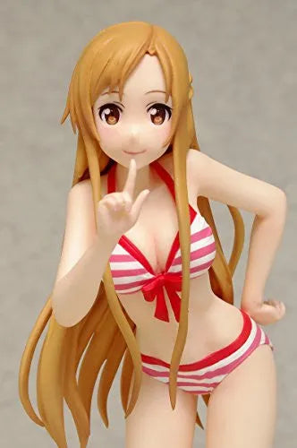 Sword Art Online - Yuuki Asuna - Beach Queens - 1/10 - Swimsuit ver. (Wave)ㅤ – Wave – ActionFigureBrasil
