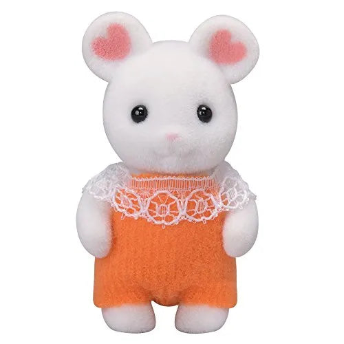 Sylvanian Families - Marshmallow Mouse Baby (Epoch)ㅤ – Epoch – ActionFigureBrasil