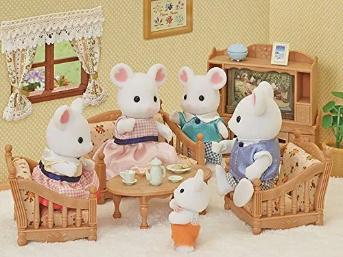 Sylvanian Families - Marshmallow Mouse Baby (Epoch)ㅤ – Epoch – ActionFigureBrasil