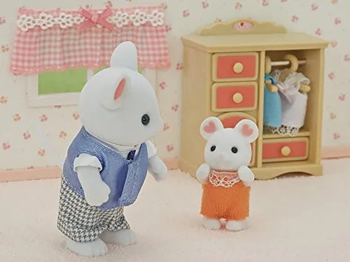 Sylvanian Families - Marshmallow Mouse Baby (Epoch)ㅤ – Epoch – ActionFigureBrasil
