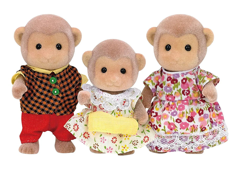 Sylvanian Families - Monkey Family (Epoch)ㅤ – Epoch – ActionFigureBrasil