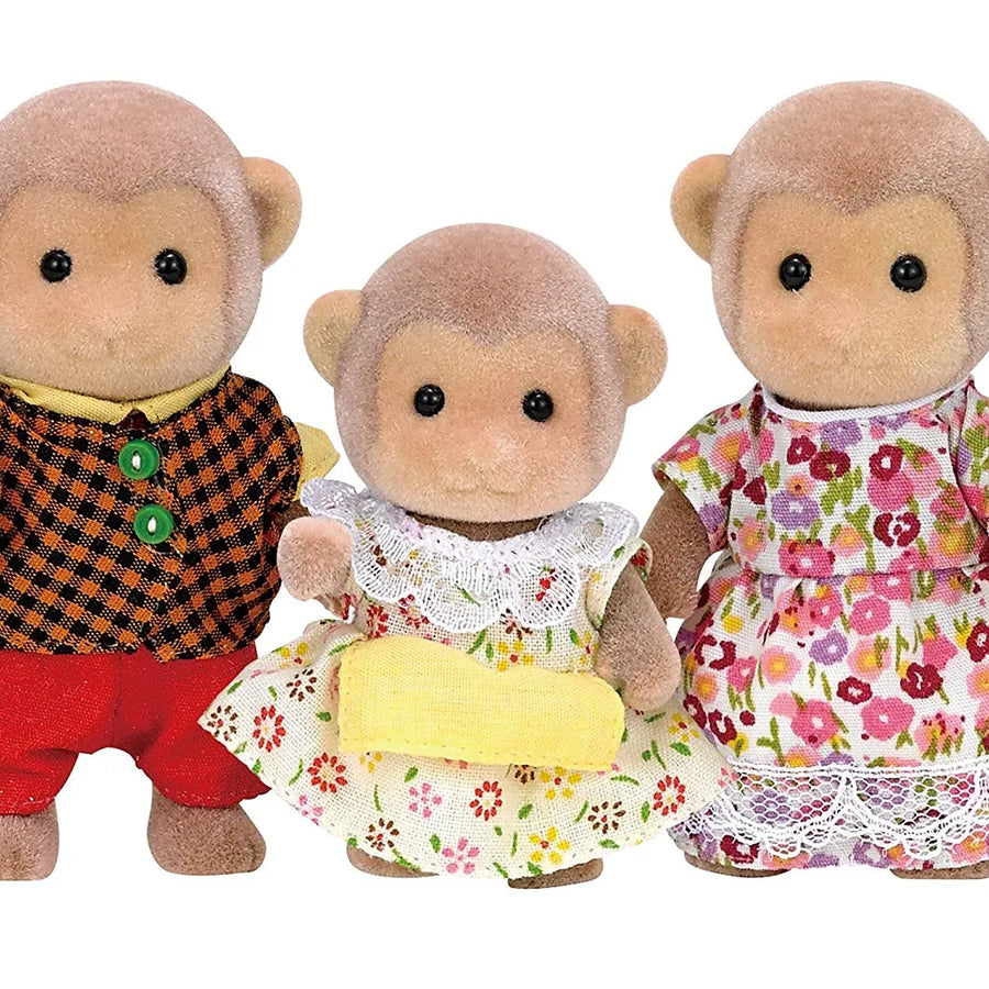 Sylvanian Families - Monkey Family (Epoch)ㅤ – Epoch – ActionFigureBrasil