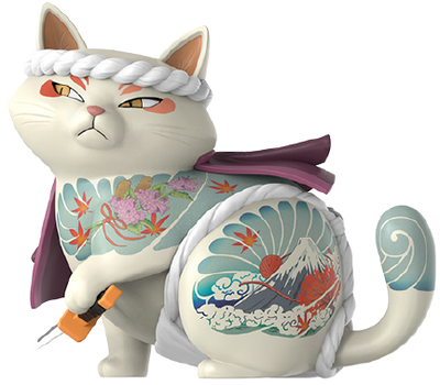 SyndiCats Nyakuza (Ukiyo-E Edition) - LIMITED EDITION – Mighty Jaxx – ActionFigure Brasil
