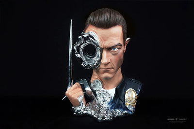 T-1000 Art Mask Deluxe - LIMITED EDITION: 1991 (Deluxe Version) – PureArts – ActionFigure Brasil — ambientada