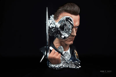 T-1000 Art Mask Deluxe - LIMITED EDITION: 1991 (Deluxe Version) – PureArts – ActionFigure Brasil — embalagem