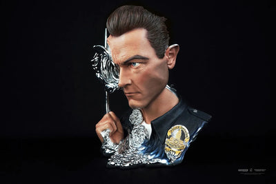 T-1000 Art Mask Deluxe - LIMITED EDITION: 1991 (Deluxe Version) – PureArts – ActionFigure Brasil — iluminação de estúdio
