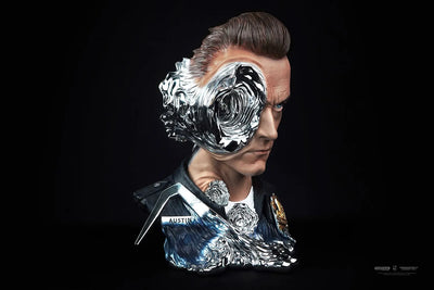 T-1000 Art Mask - LIMITED EDITION: 1991 (Standard Edition) – PureArts – ActionFigure Brasil — iluminação de estúdio