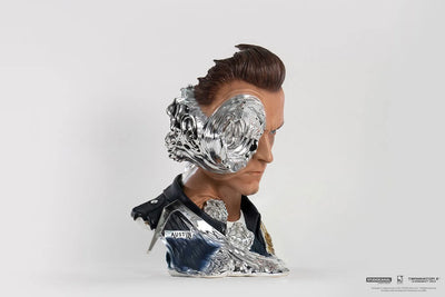 T-1000 Art Mask - LIMITED EDITION: 1991 (Standard Edition) – PureArts – ActionFigure Brasil — com base expositora