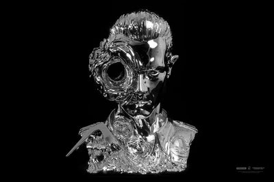 T-1000 Art Mask (Liquid Metal) - LIMITED EDITION: 1000 – PureArts – ActionFigure Brasil — ambientada