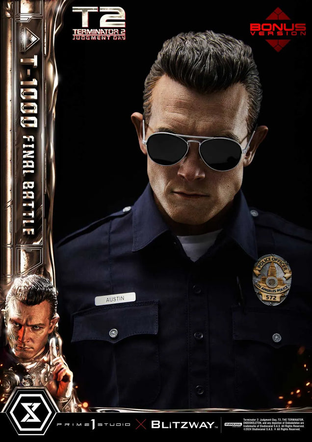 T-1000 (Deluxe Bonus Version) Terminator 2: Judgment Day – Prime1Studio – ActionFigure Brasil