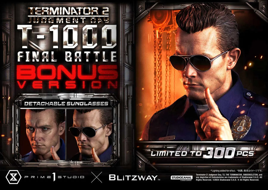 T-1000 (Deluxe Bonus Version) Terminator 2: Judgment Day – Prime1Studio – ActionFigure Brasil