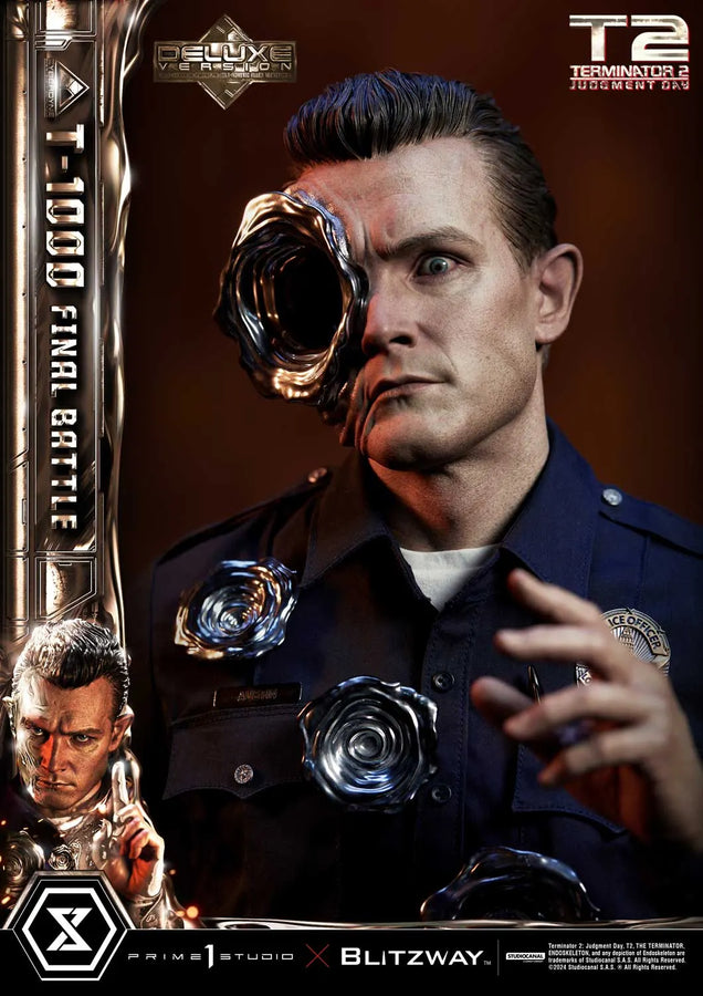 T-1000 (Deluxe Bonus Version) Terminator 2: Judgment Day – Prime1Studio – ActionFigure Brasil