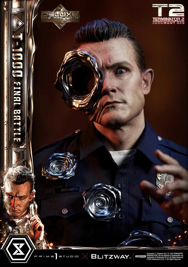 T-1000 (Deluxe Version) Terminator 2: Judgment Day – Prime1Studio – ActionFigure Brasil