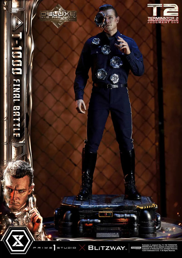 T-1000 (Deluxe Version) Terminator 2: Judgment Day – Prime1Studio – ActionFigure Brasil