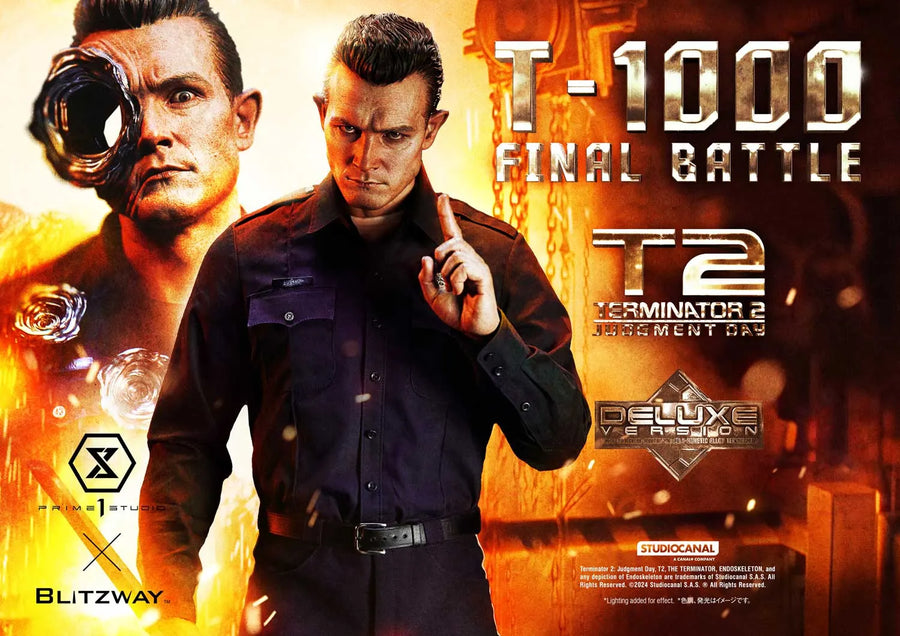 T-1000 (Deluxe Version) Terminator 2: Judgment Day – Prime1Studio – ActionFigure Brasil