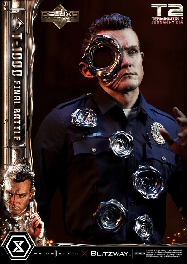T-1000 (Deluxe Version) Terminator 2: Judgment Day – Prime1Studio – ActionFigure Brasil
