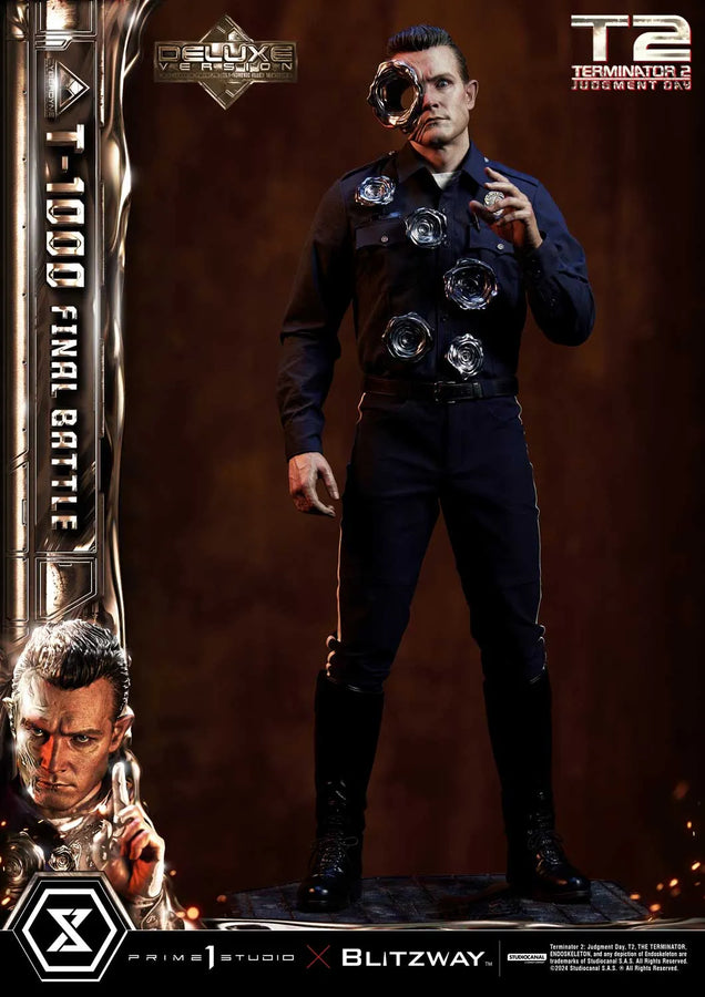 T-1000 (Deluxe Version) Terminator 2: Judgment Day – Prime1Studio – ActionFigure Brasil