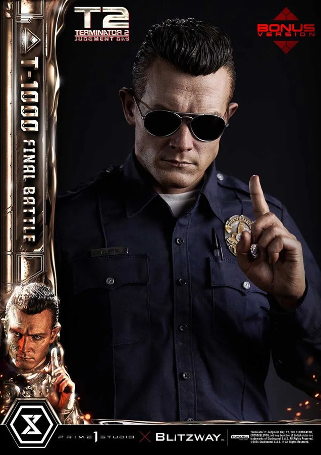 T-1000 Final Battle (Deluxe Bonus Version) - LIMITED EDITION: 80 (Deluxe Bonus Version) – Prime 1 Studio – ActionFigure Brasil