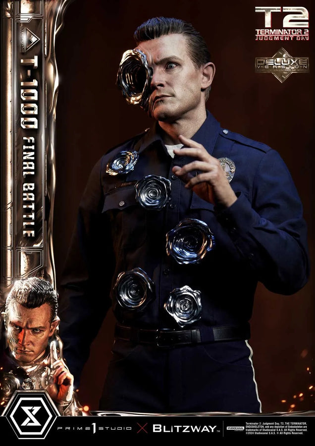 T-1000 Final Battle (Deluxe Bonus Version) - LIMITED EDITION: 80 (Deluxe Bonus Version) – Prime 1 Studio – ActionFigure Brasil