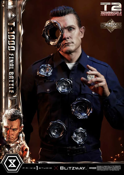 T-1000 Final Battle (Deluxe Bonus Version) - LIMITED EDITION: 80 (Deluxe Bonus Version) – Prime 1 Studio – ActionFigure Brasil — acessórios