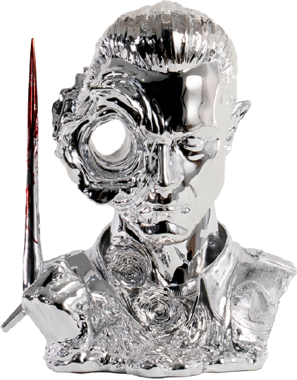 T-1000 (Liquid Metal) Deluxe Art Mask - LIMITED EDITION: 1000 (Deluxe Version) – PureArts – ActionFigure Brasil