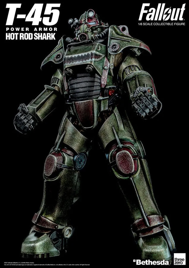 T-45 Hot Rod Shark Armor Pack – Threezero – ActionFigure Brasil