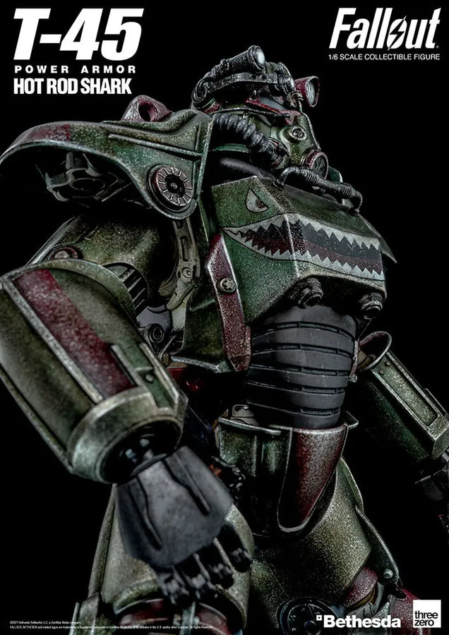 T-45 Hot Rod Shark Armor Pack – Threezero – ActionFigure Brasil