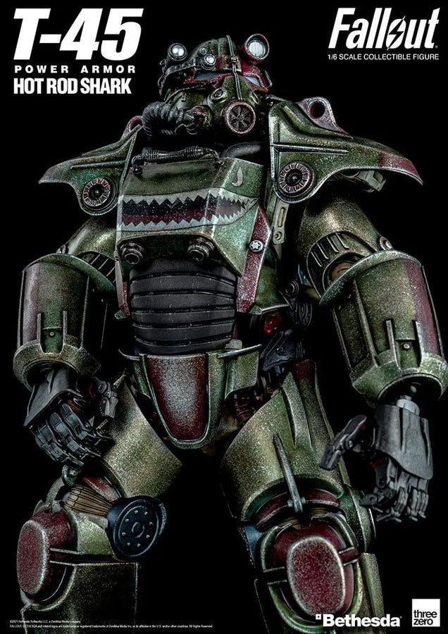 T-45 Hot Rod Shark Armor Pack – Threezero – ActionFigure Brasil